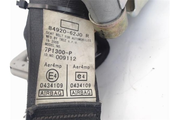 Recambio de cinturon seguridad delantero derecho para suzuki swift iii (sg) 1.5 referencia OEM IAM 8490162J00ED3  