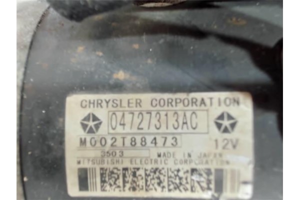 Recambio de motor arranque para chrysler voyager (rg) 2.5 crd lx referencia OEM IAM 04727313AC M002T88473 4727313AA , CHRYSLER |