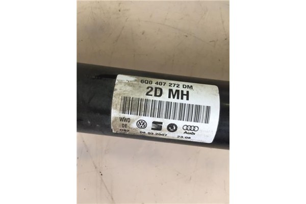 Recambio de palier delantero derecho para skoda fabia (6y2/6y3) 1.4 tdi referencia OEM IAM 6Q0407272DM  6Q0407452QX , AUDI | 6Q0