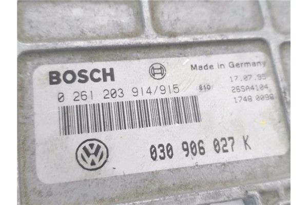 Recambio de centralita para volkswagen polo classic (6kv2) referencia OEM IAM 030906027K 0261203914 