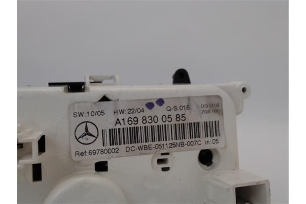 Recambio de mandos calefaccion / a.a. para mercedes-benz clase a (bm 169) 1.7 a 170 (169.032) referencia OEM IAM A1698300585  
