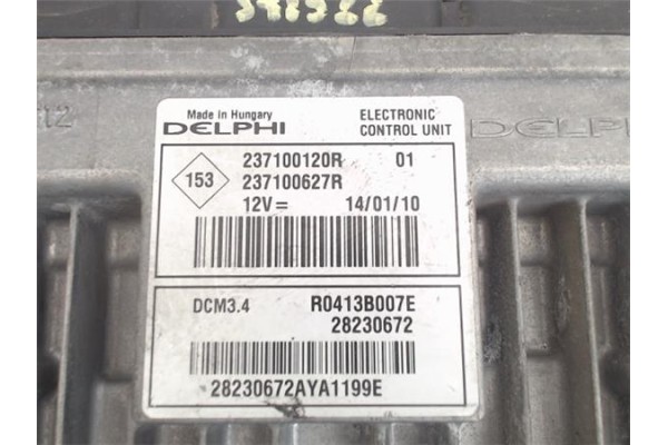 Recambio de centralita para renault megane iii berlina 5p 1.5 expression referencia OEM IAM 237100627R 237100120R 