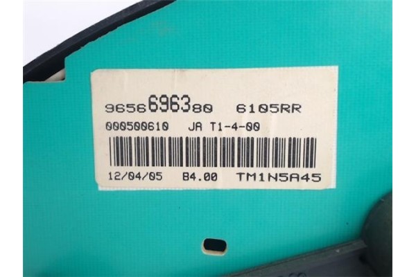 Recambio de cuadro completo para peugeot 206 1.4 xs clim referencia OEM IAM   