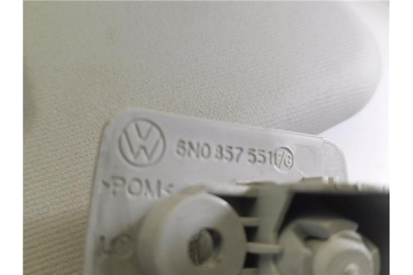 Recambio de parasol izquierdo para volkswagen polo iii (6n1) 60 1.4 referencia OEM IAM 6N0857551  
