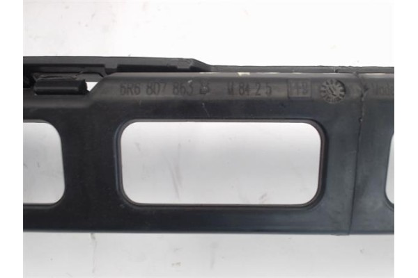 Recambio de refuerzo paragolpes trasero para volkswagen polo v (6r1) 1.2 sport referencia OEM IAM 6R6807863A 6R6807863B 