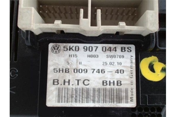 Recambio de mandos climatizador para volkswagen golf vi (5k1) 1.6 advance referencia OEM IAM 5K0907044BS 5HB00974640 