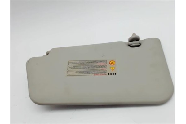 Recambio de parasol derecho para nissan micra (k12e) 1.5 dci referencia OEM IAM 96400BC772  