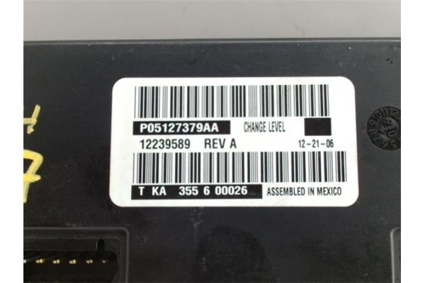Recambio de mandos climatizador para chrysler voyager (rg) 2.5 crd executive referencia OEM IAM P05127379AA 12239589 
