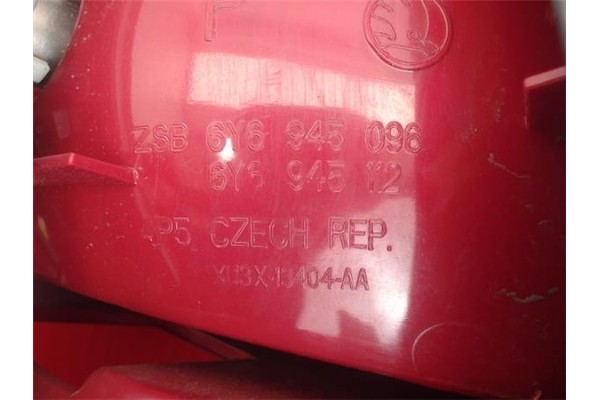 Recambio de piloto trasero derecho para skoda fabia (6y2/6y3) 1.4 referencia OEM IAM 6Y6945096  6Y6945096B , SKODA | 6Y6945112B 