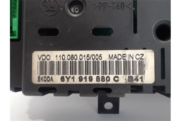 Recambio de cuadro completo para skoda fabia (6y2/6y3) 1.4 referencia OEM IAM 6Y1919880C 110080015005 