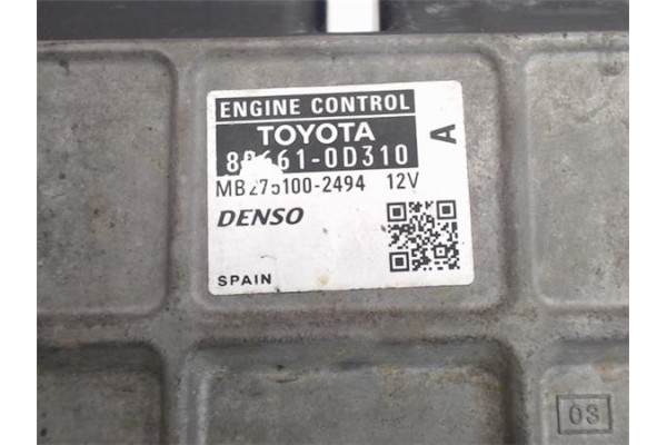 Recambio de centralita para toyota yaris (ksp9/scp9/nlp9) 1.3 vvt-i referencia OEM IAM   