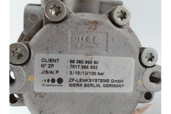 Recambio de bomba servodireccion para citroen c5 berlina 2.0 hdi (dcrhzb, dcrhze) referencia OEM IAM 9636086680 7617955502 40077