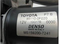 Recambio de motor limpiaparabrisas delantero para toyota corolla verso (r1) 1.8 sol referencia OEM IAM 851100F020 MS1592007241 