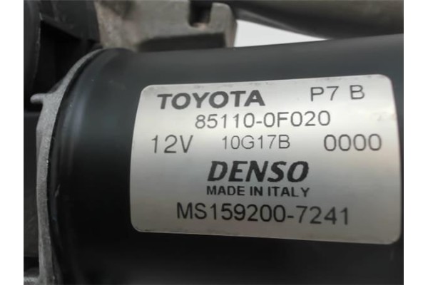 Recambio de motor limpiaparabrisas delantero para toyota corolla verso (r1) 1.8 sol referencia OEM IAM 851100F020 MS1592007241 