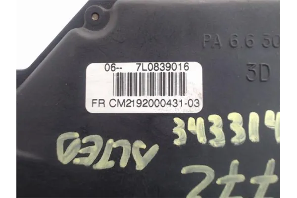 Recambio de cierre electromagnetico trasero derecho para seat altea (5p1) 1.9 tdi referencia OEM IAM 7L0839016  