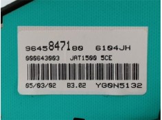 Recambio de cuadro completo para peugeot 206 1.4 i referencia OEM IAM 9645847180 000643003 