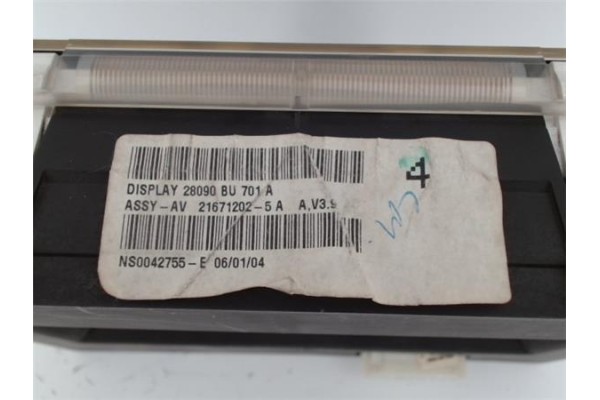 Recambio de reloj horario para nissan almera (n16/e) 2.2 di referencia OEM IAM NS0042755E 28090BU701A 