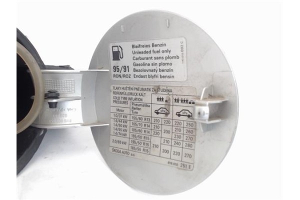 Recambio de tapa exterior combustible para skoda fabia (6y2/6y3) 1.4 referencia OEM IAM 6Y6809857  