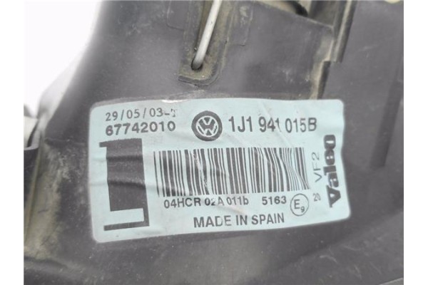 Recambio de faro delantero izquierdo para volkswagen golf iv berlina (1j1) 1.6 16v referencia OEM IAM 1J1941015B  