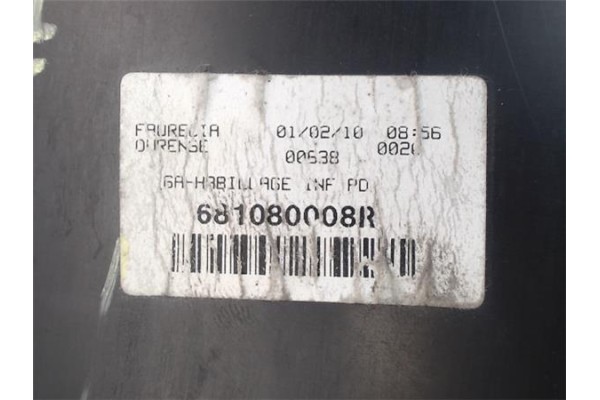 Recambio de guantera salpicadero para renault megane iii berlina 5p 1.5 expression referencia OEM IAM 681080008R  