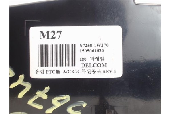 Recambio de mandos climatizador para kia rio (ub) 1.2 basic referencia OEM IAM 10505061620 97250-1W270 