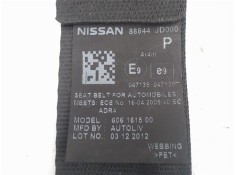 Recambio de cinturon seguridad trasero izquierdo para nissan qashqai +2 (jj10) 1.6 dci referencia OEM IAM 88844JD000  