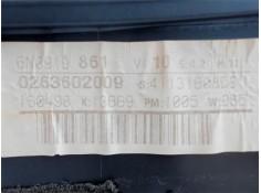Recambio de cuadro completo para volkswagen polo iii (6n1) 64 1.9 d referencia OEM IAM 0263602009 4113160853 