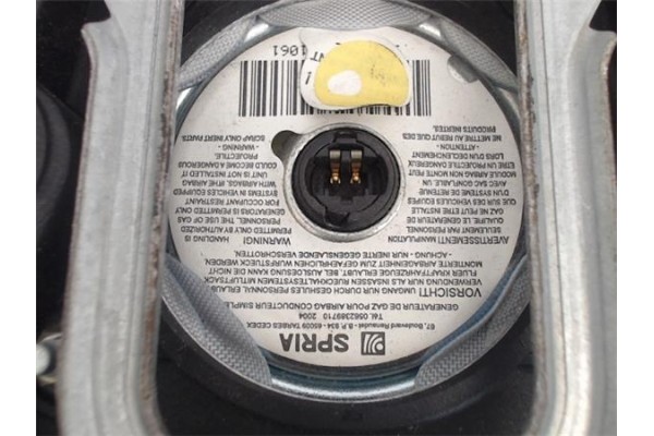 Recambio de airbag volante para citroen c3 referencia OEM IAM 96380009VD  