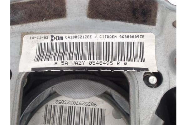 Recambio de airbag volante para citroen c2 referencia OEM IAM 963800092E  