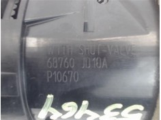 Recambio de rejilla entrada de aire para nissan qashqai +2 (jj10) 1.6 dci referencia OEM IAM 68760JD10A  