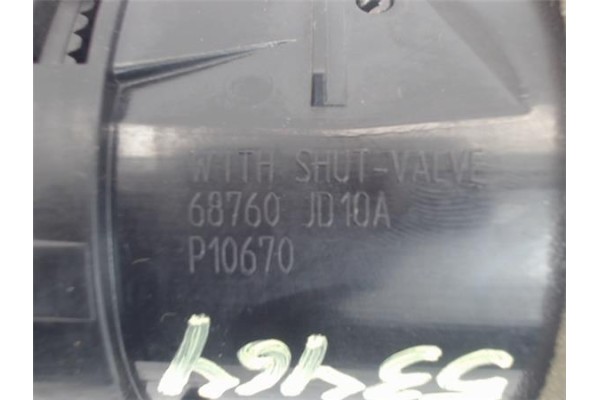 Recambio de rejilla entrada de aire para nissan qashqai +2 (jj10) 1.6 dci referencia OEM IAM 68760JD10A  