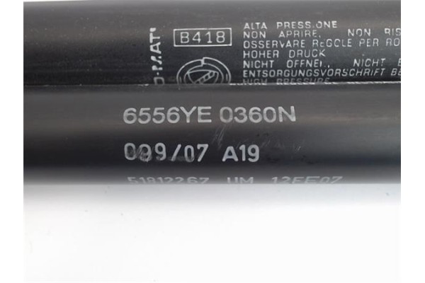 Recambio de amortiguador porton para fiat bravo (182) 1.2 16v 80 trofeo referencia OEM IAM 6556YE0360N  