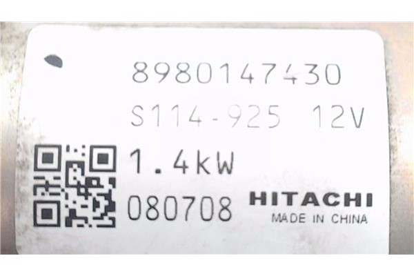 Recambio de motor arranque para opel astra h caravan 1.7 cosmo referencia OEM IAM 55585238  