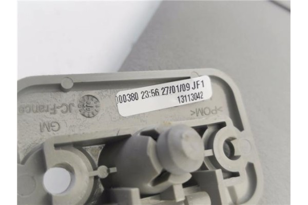 Recambio de parasol izquierdo para opel astra h caravan 1.7 cosmo referencia OEM IAM 13233496  