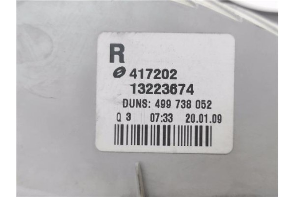 Recambio de piloto trasero derecho para opel astra h caravan 1.7 cosmo referencia OEM IAM 93186477  