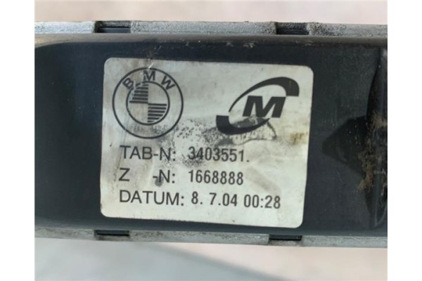 Recambio de radiador agua para bmw serie x3 (e83) 2.5i referencia OEM IAM 17113403551  