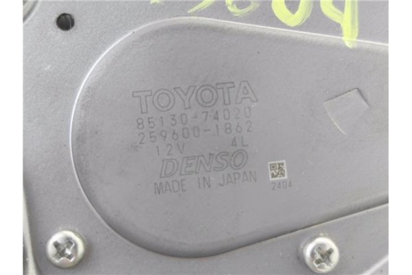 Recambio de motor limpiaparabrisas trasero para toyota iq (nuj1/ngj1/kgj1) 1.0 básico referencia OEM IAM 8513074020  