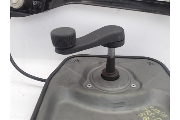 Recambio de elevalunas manual trasero derecho para skoda fabia (5j2) 1.2 referencia OEM IAM 5J4839402B  