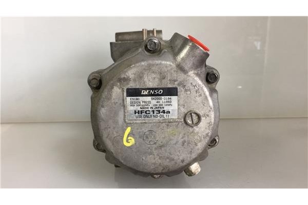 Recambio de compresor aire acond. para toyota prius (nhw20) híbrido basis referencia OEM IAM 0420000194 4H11993 