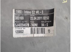 Recambio de elevalunas manual trasero derecho para skoda fabia (5j2) 1.2 referencia OEM IAM 5J4839402B  