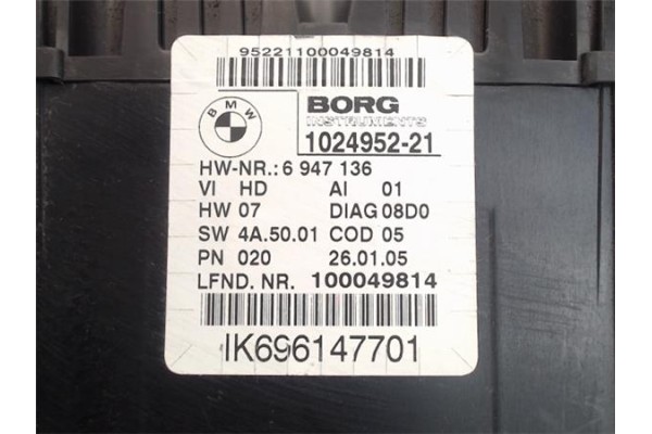 Recambio de cuadro completo para bmw serie 1 berlina (e81/e87) 2.0 120d referencia OEM IAM 102495221  