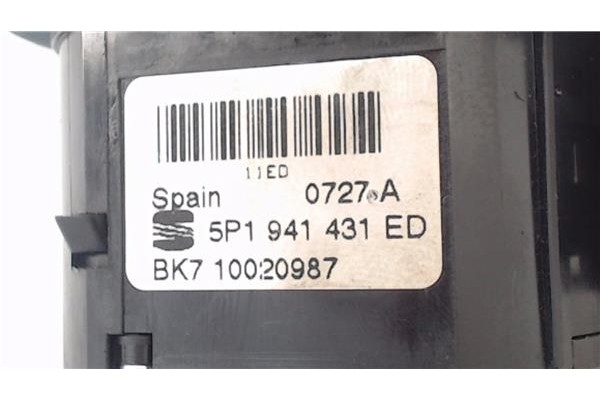 Recambio de mando de luces para seat altea (5p1) 1.9 tdi referencia OEM IAM 5P1941431ED  