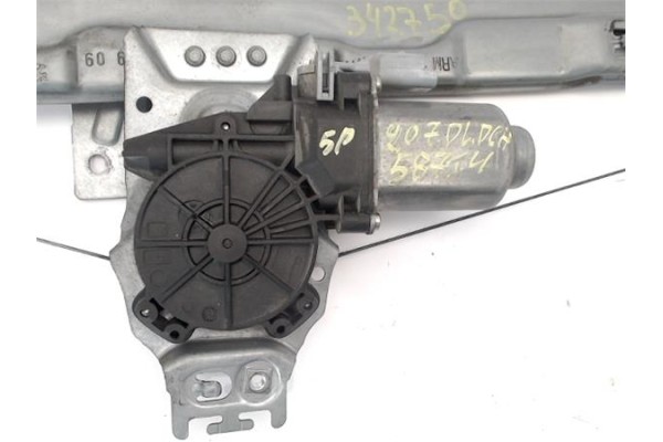 Recambio de mecanismo elevalunas delantero derecho para peugeot 207 1.4 confort referencia OEM IAM 9681182280  