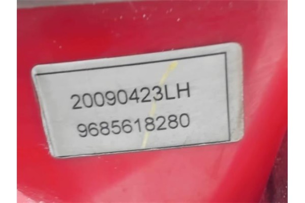 Recambio de piloto trasero izquierdo para peugeot 206 + 1.4 básico referencia OEM IAM 9685618280 20090423LH 
