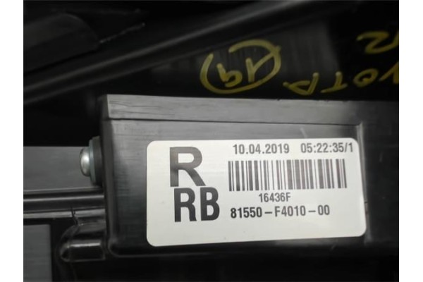 Recambio de piloto trasero derecho para toyota c-hr (x10) 2.0 hibrido referencia OEM IAM 81550F401000  