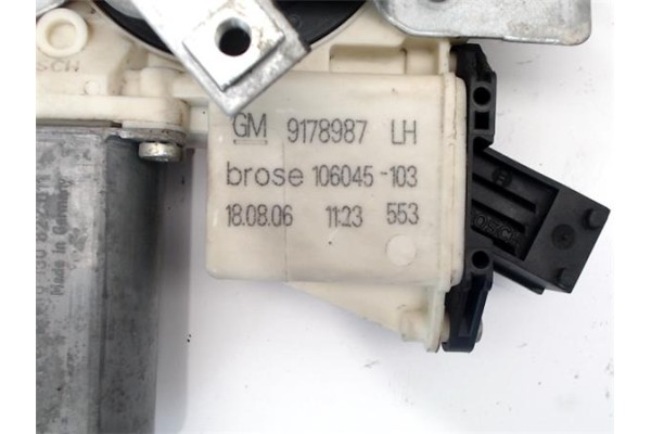 Recambio de mecanismo elevalunas delantero izquierdo para opel vectra c berlina 1.9 cdti referencia OEM IAM 9178987LH 106045103 