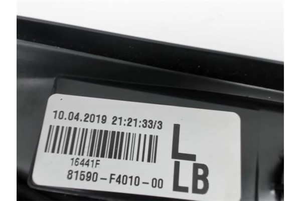 Recambio de piloto porton trasero izquierdo para toyota c-hr (x10) 2.0 hibrido referencia OEM IAM 81590F401000  