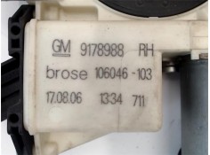 Recambio de mecanismo elevalunas delantero derecho para opel vectra c berlina 1.9 cdti referencia OEM IAM 9178988RH 106046103 