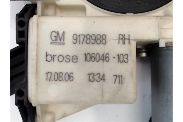 Recambio de mecanismo elevalunas delantero derecho para opel vectra c berlina 1.9 cdti referencia OEM IAM 9178988RH 106046103 