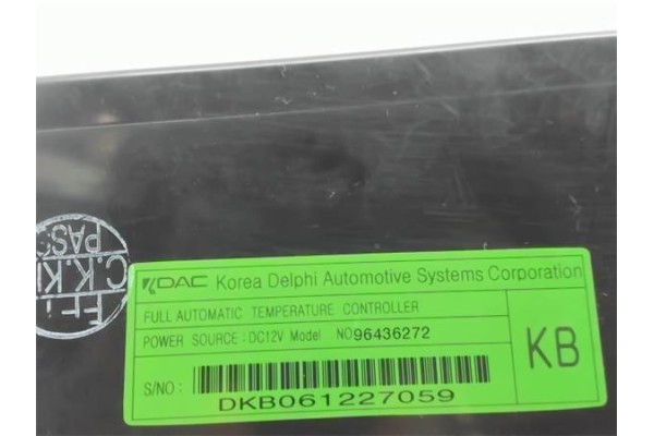 Recambio de mandos climatizador para chevrolet captiva 2.0 d referencia OEM IAM 96436272 DKB061227059 